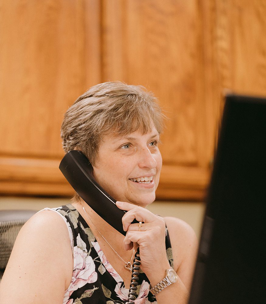 Women on a phone call