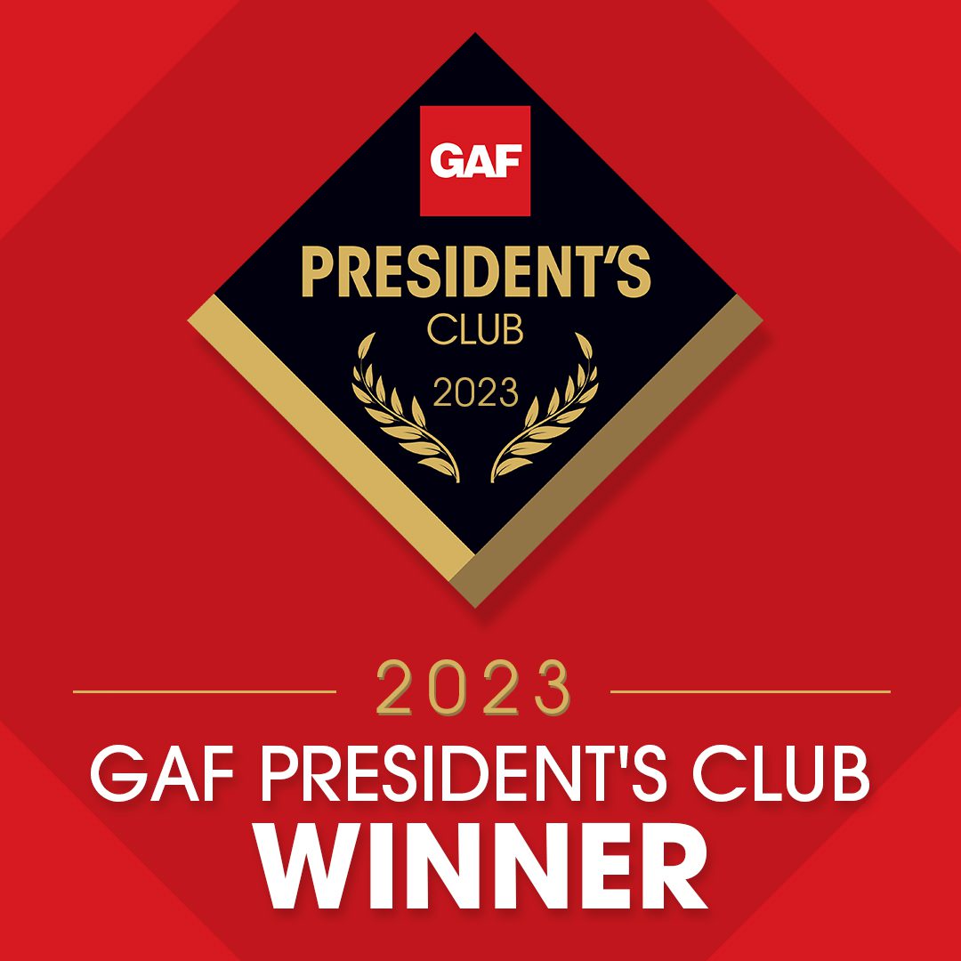 GAF President's Club 2023 Award Winner